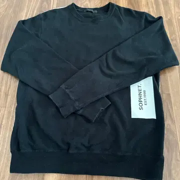 SOPHNET. 블랙 크루넥 트레이닝복