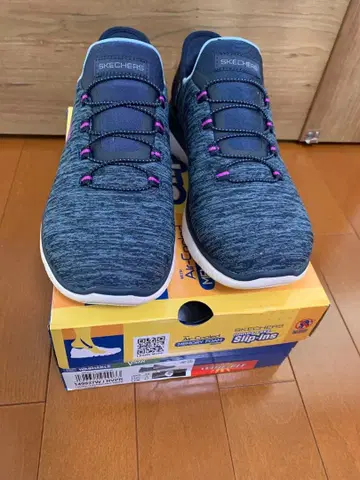 SKECHERS 네이비/그레이 스니커즈