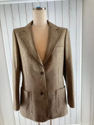 브라운 테일러드 자켓