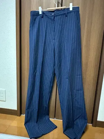 UM 네이비 스트라이프 슬랙스 L 사이즈 새상품