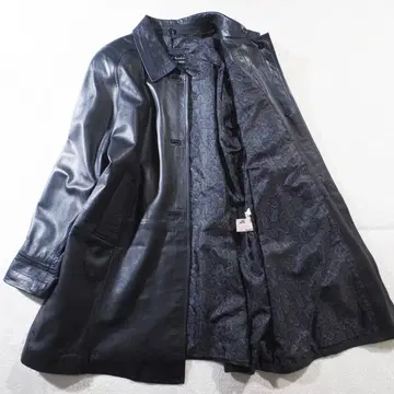 스페인산 Fer-Lucci 가죽 코트 양가죽 시프스킨 빅 사이즈