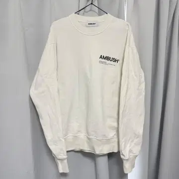 ambush 앰부쉬 트레이닝복 맨투맨 화이트 로고