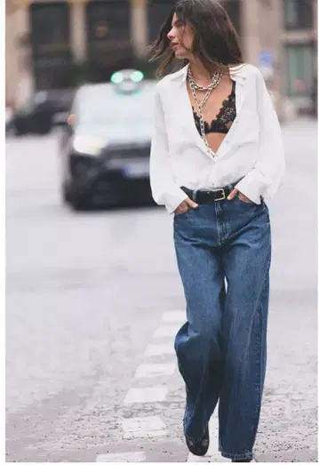 ZARA 스트레이트 데님