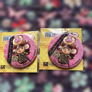 원피스 토니토니 초파 캔뱃지 2개 세트