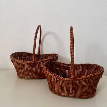 바스켓 바구니 2개 세트 [ 웨딩 결혼식 ] 나가오 바구니