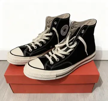 미사용 새상품 27cm 한정판 CT70 블랙 하이컷