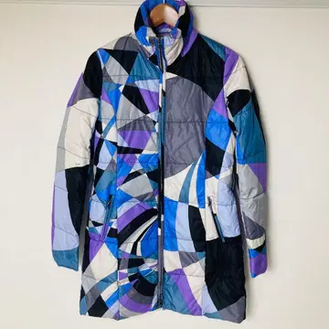 EMILIO PUCCI 에밀리오 푸치 올 패턴 다운 코트 36
