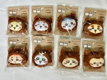치이카와 미니소 후와후와 시리즈 곰 얼굴 캔뱃지 8개 세트