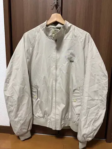 Lacoste 베이지 집업 자켓