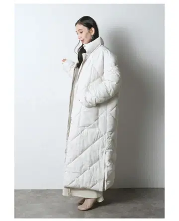 meri 미일리 sorona 롱 다운 자켓 화이트