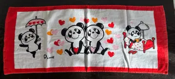 나이토 루네 페이스 타월 팬더 미사용 미개봉 레트로 일본제 레어