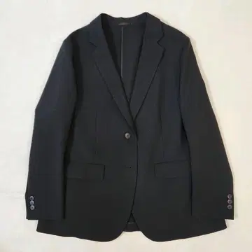 미사용급 유니클로 감동 자켓 여성용 블랙 워셔블 XL