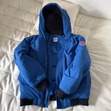 GAP 갭 숏 다운 자켓 블루