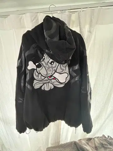 GALFY 부족계 헐렁헐렁 지퍼 후드티 중형견