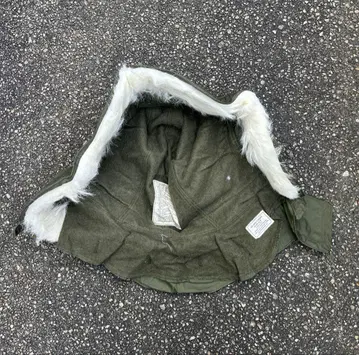 80s U.S.ARMY M-65 synthetic fur hood
