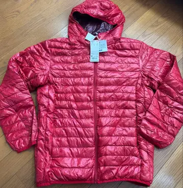 새상품 UNIQLO 울트라 라이트 다운 M 레드 315-079122