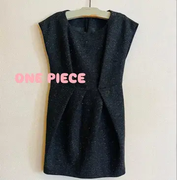 Rosetta 프렌치 슬리브 트위드풍 원피스