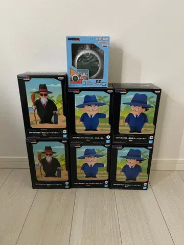 드래곤볼 소프트 비닐 피규어 6체 세트 드래곤 레이더형 스피커