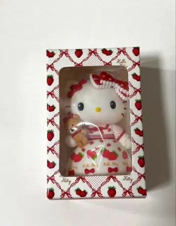 산리오 헬로키티 시크릿 벌스데이 인형 마스코트 딸기