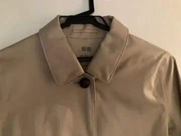 베이지 롱 트렌치코트