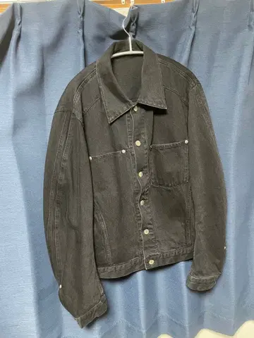 NVRFRGT 블랙 데님 자켓 사이즈 2