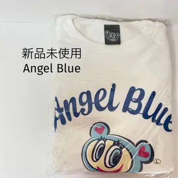 [ Angel Blue ] 엔젤블루 빅 실루엣 맨투맨 L