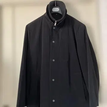 캘빈 클라인 블랙 스텐카라 코트