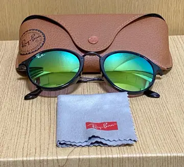 컨디션 최상 이탈리아제 동양인 핏 Ray-Ban ROUND FLECK