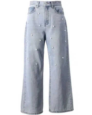 coca 프론트 펄 데님