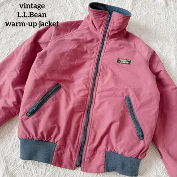 Vintage 80's L.L.Bean Warm-up Jacket 핑크