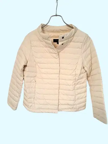TALBOTS 아이보리 퀼팅 숏 자켓 P
