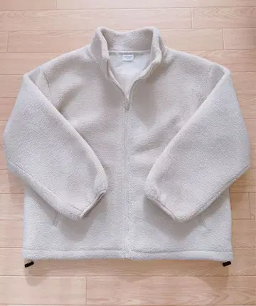 URBAN RESEARCH 스탠드 카라 보아 블루종 베이지 M