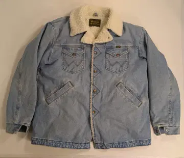 WRANGLER 라이트 블루 데님 런치 코트