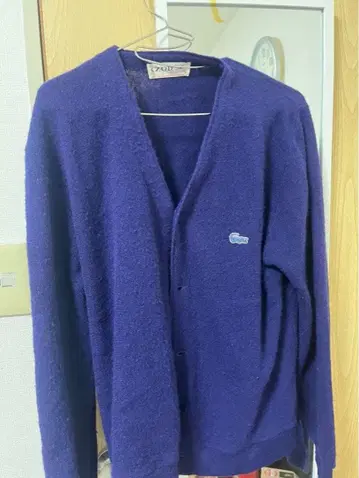 [ 초레어 ] 60s IZOD LACOSTE 라코스테 가디건 파랑 악어