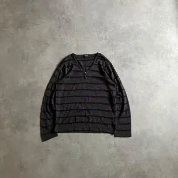 00s y2k border henry neck cutsew punk