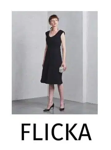 [ FLICKA ] 블랙 원피스