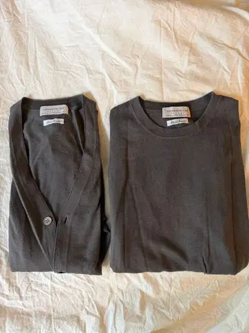 [ 새상품급 ] TOMORROWLAND 울 니트 & 가디건 세트 앙상블