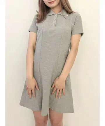 calnamur 백 오픈 폴로 원피스