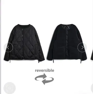 TAION 리버서블 보아 다운 자켓