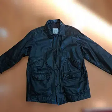 SEAHOP COMPANY 블랙 가죽 코트 M 사이즈