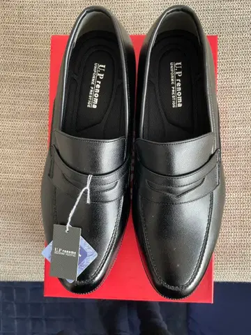 ASBEE 블랙 로퍼 26.5cm U.P.레노마 남성용