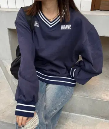 모듬 속기모 맨투맨 (게임 셔츠/소매 라인)