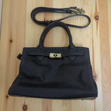 [ 새상품급 ] Dakota 천연 가죽 프린세스 백 블랙