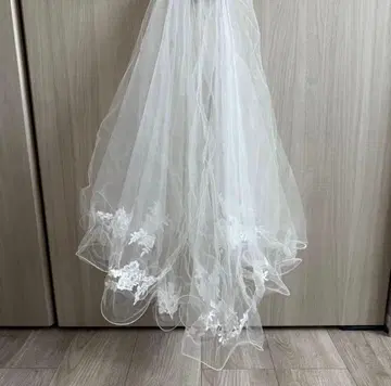 화이트 웨딩 베일
