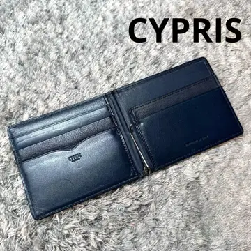 CYPRIS 키프리스 머니클립 접이식 지갑 가죽 일본제