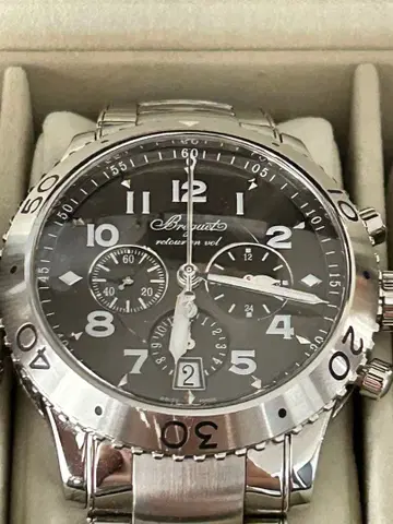 브레게 타입 XX 자동 와인딩 시계 크로노그래프