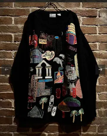 빈티지 구제 의류 라스베가스 니트