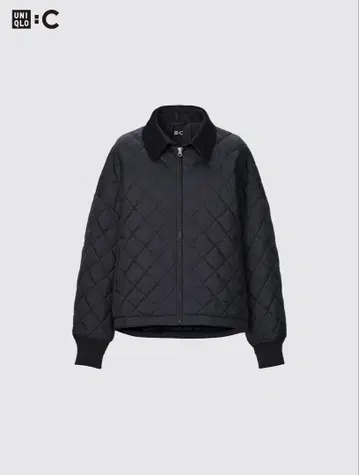 새상품급 UNIQLO C 유니클로 씨 퍼프 테크 블루종 블랙 L