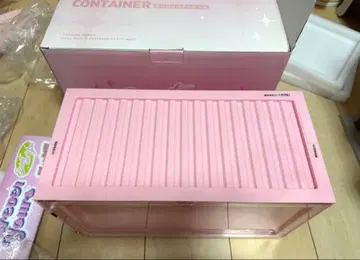 POPMART 루미너스 컨테이너 박스 핑크 중고