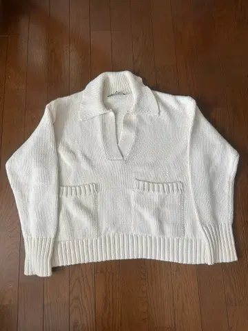 ZARA 코튼 니트 스웨터